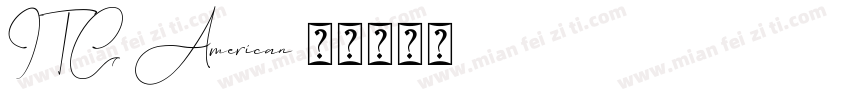 ITC American字体转换